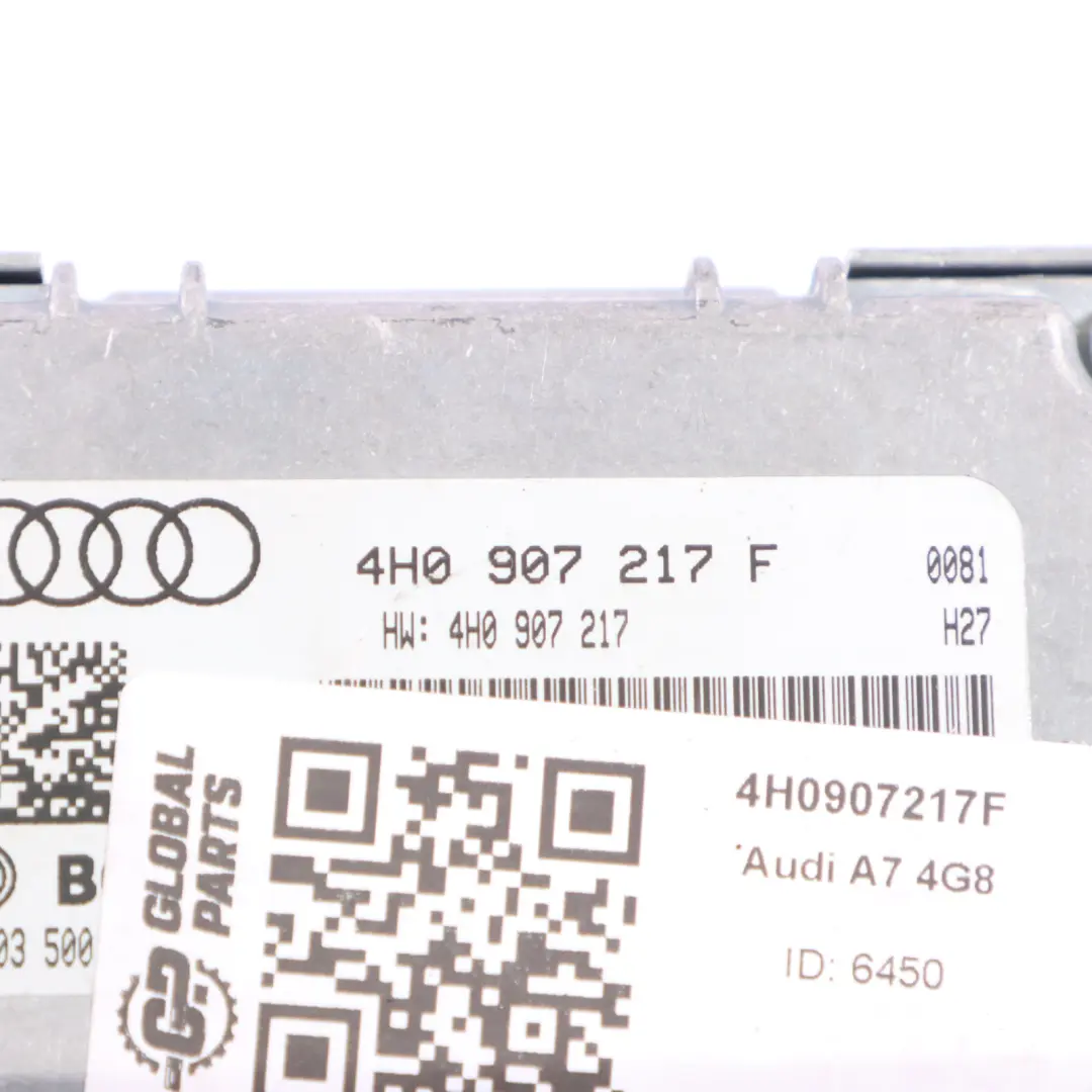 Audi A7 4G Front Kamera Unter Stützung Linie Einheit - SKU 4H0907217F - Teilenummer 4H0907217F