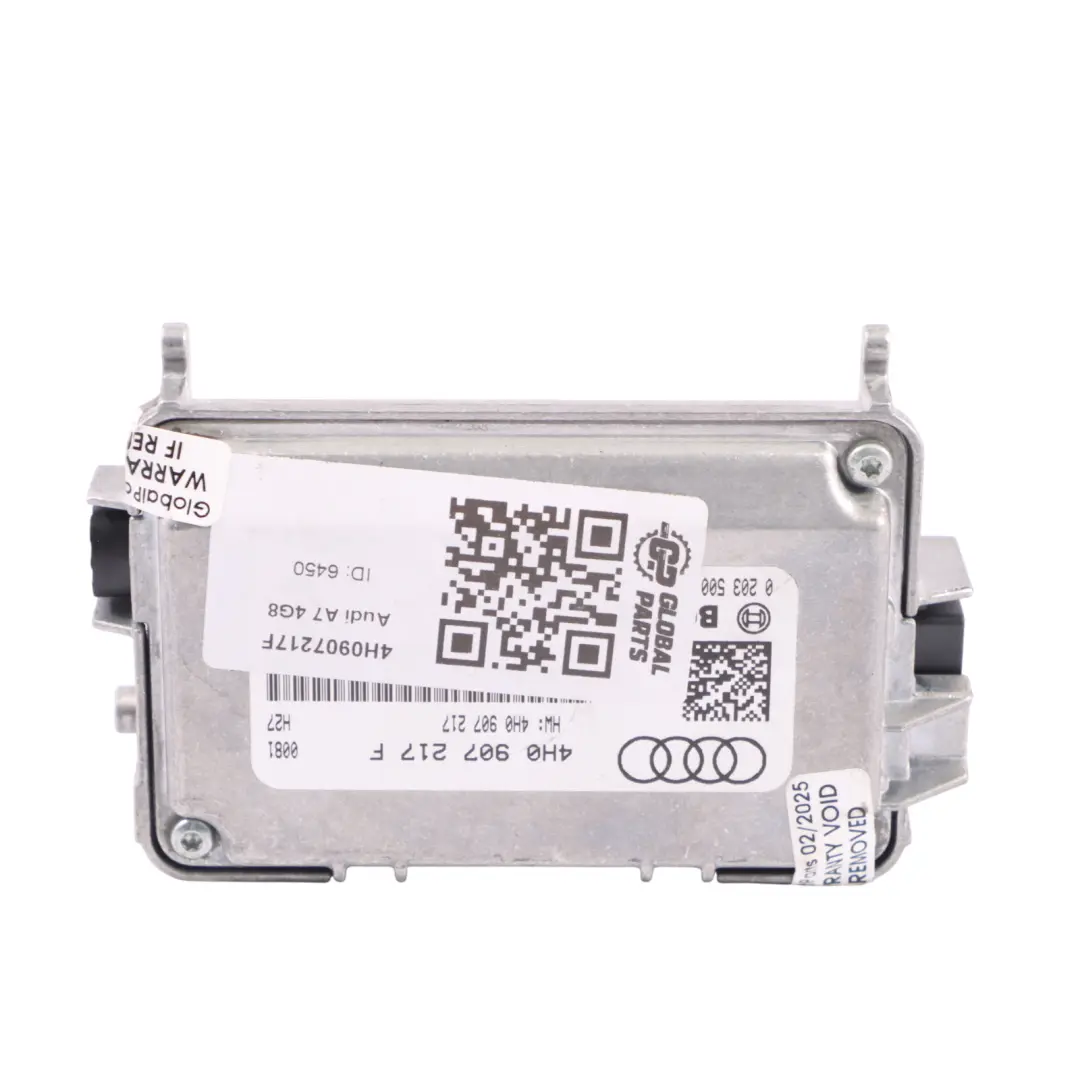 Telecamera Anteriore Assistenza Linea Unità per Audi A7 4G con numero di parte 4H0907217F Audi A7 4G Telecamera Anteriore Assistenza Linea Unità - SKU 4H0907217F - Numero di parte 4H0907217F