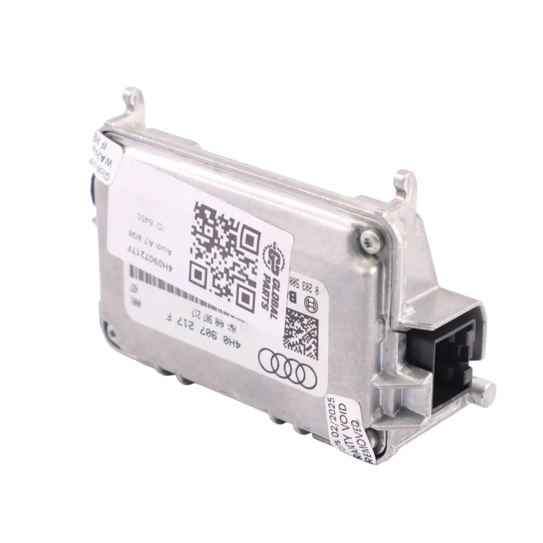 Audi A7 4G Front Kamera Unter Stützung Linie Einheit - SKU 4H0907217F - Teilenummer 4H0907217F