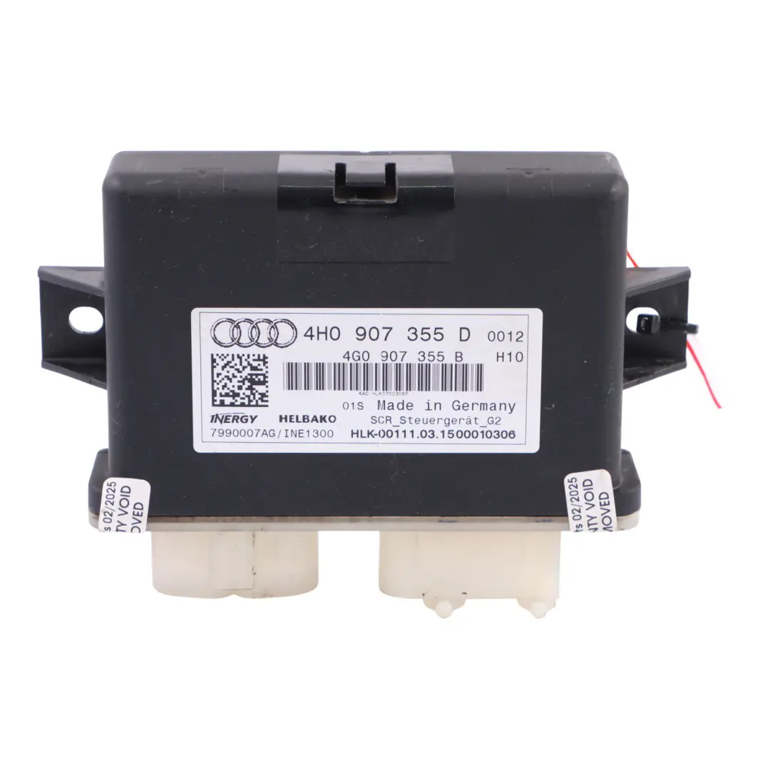 Audi A7 4G A8L 4H Ad Blue Control Module Unit ECU - SKU 4H0907355D - Part number 4H0907355D