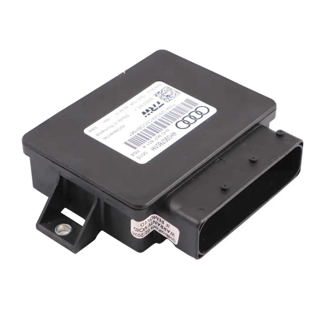 Módulo Estacionamiento Audi A6 C7 A7 4G A8 4H Control Freno Mano para con número de pieza 4H0907801H Módulo Estacionamiento Audi A6 C7 A7 4G A8 4H Control Freno Mano - SKU 4H0907801H - Número de pieza 4H0907801H