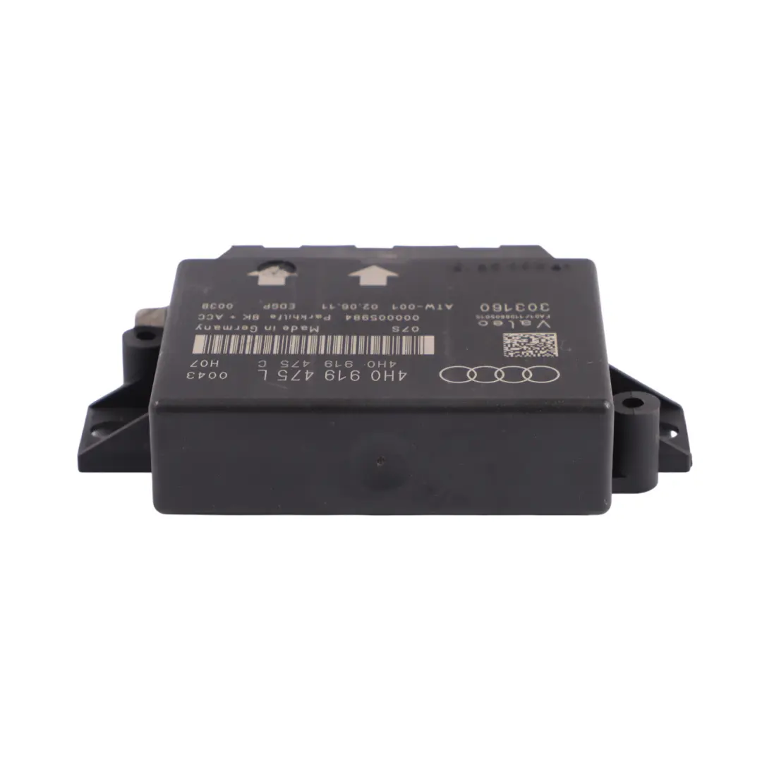 Audi A6 C7 PDC Parking Distance Control Module Unit ECU - SKU 4H0919475L - Part number 4H0919475L