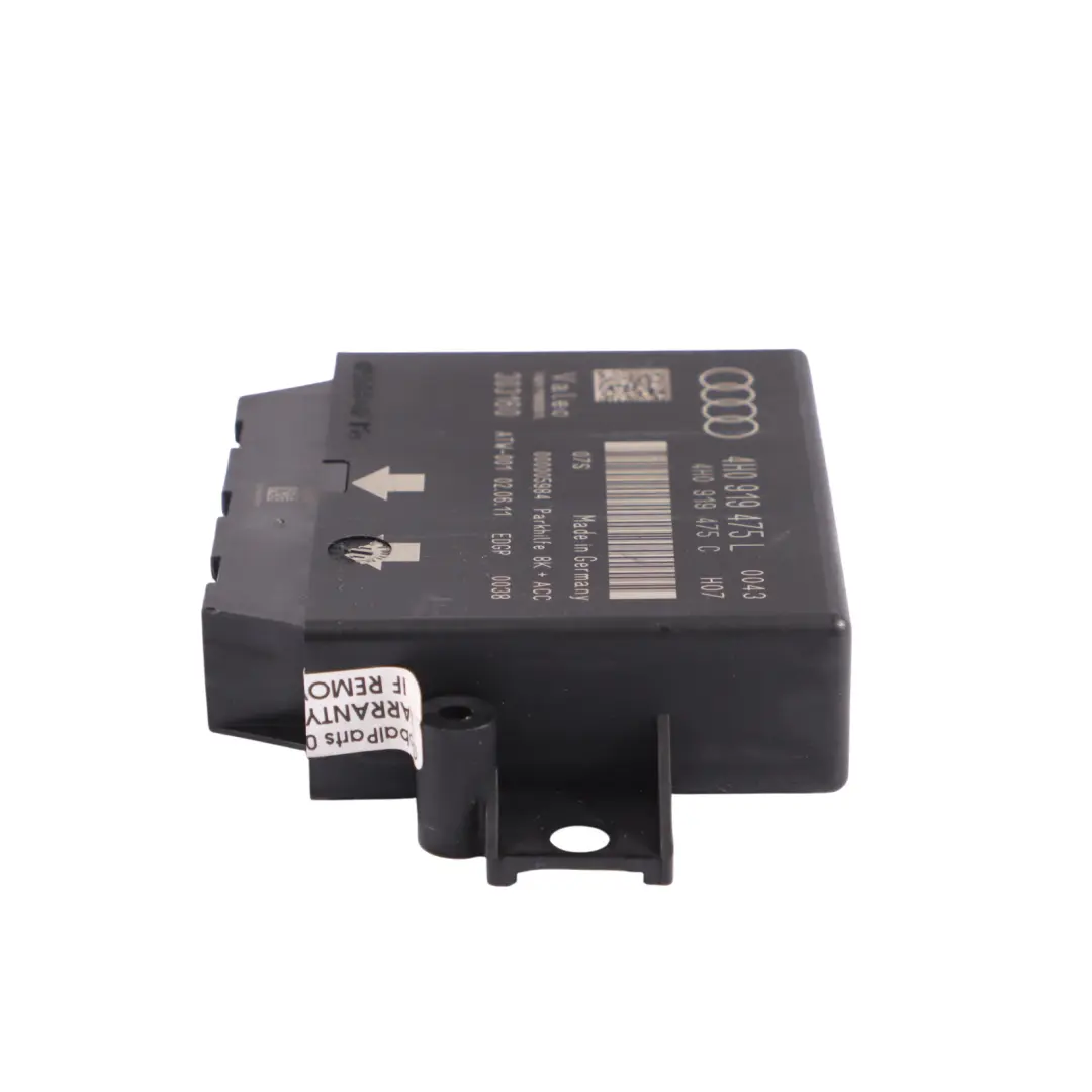 PDC Parcheggio Modulo Di Controllo Distanza Unità ECU per Audi A6 C7 con numero di parte 4H0919475L Audi A6 C7 PDC Parcheggio Modulo Di Controllo Distanza Unità ECU - SKU 4H0919475L - Numero di parte 4H0919475L