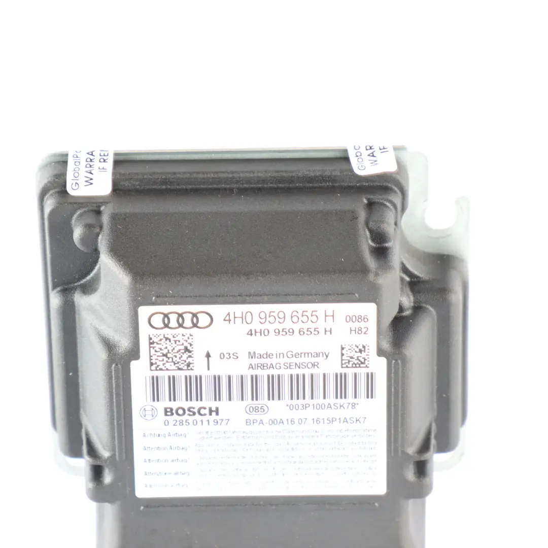 Audi A7 4G8 Unité De Contrôle Du Module D'Air ECU SRS Module Unit - SKU 4H0959655H - Numéro de pièce 4H0959655H