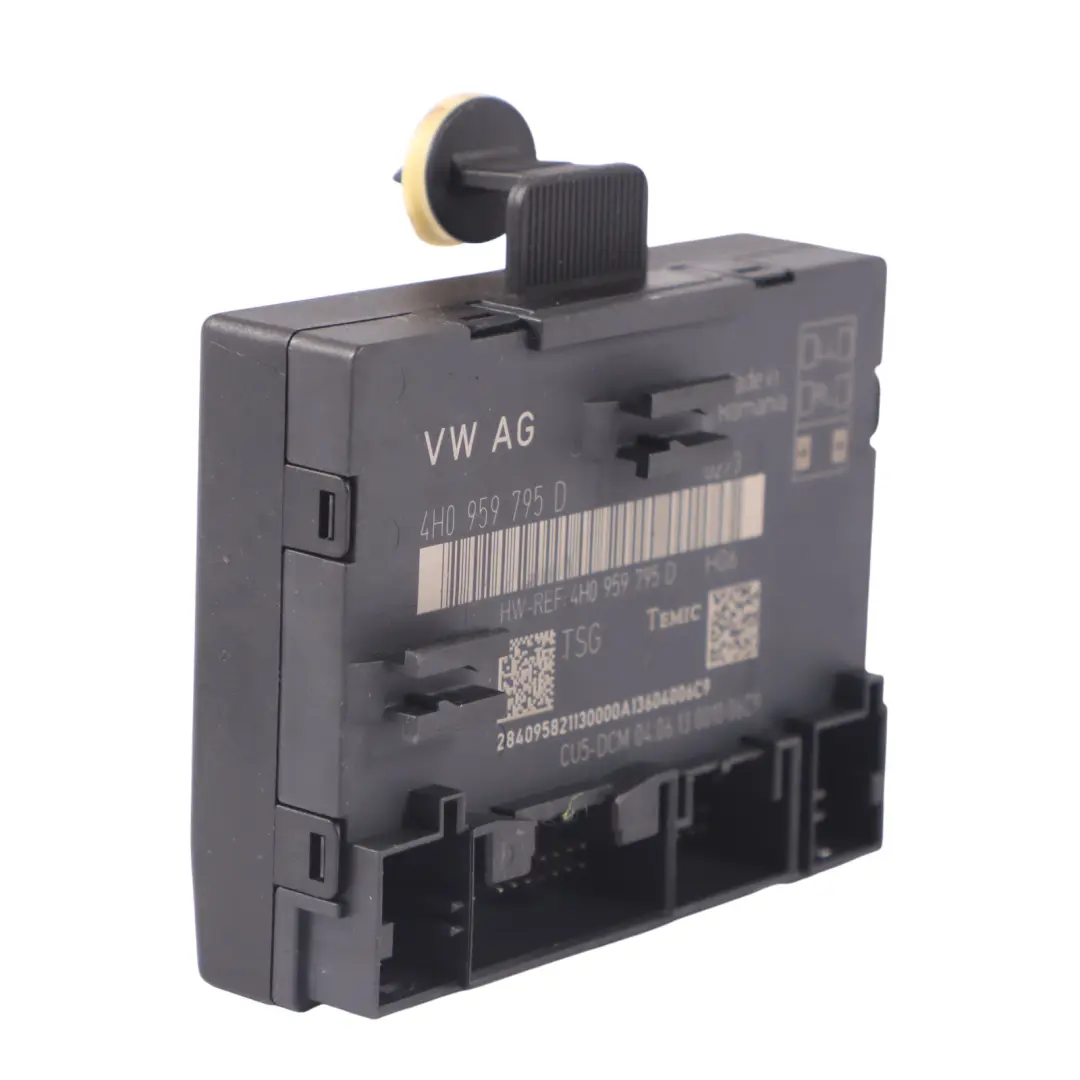 A8L 4H Tür Modul Hinten Steuergerät Links Rechts für Audi mit Teilenummer 4H0959795D Audi A8L 4H Tür Modul Hinten Steuergerät Links Rechts - SKU 4H0959795D - Teilenummer 4H0959795D