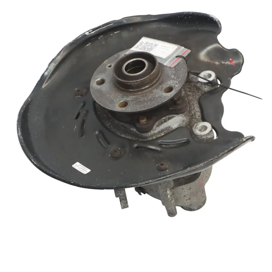Audi A8 4H Support de roue arrière gauche Support de moyeu de roue Plaque - SKU 4H0505431D - Numéro de pièce 4H4521101F