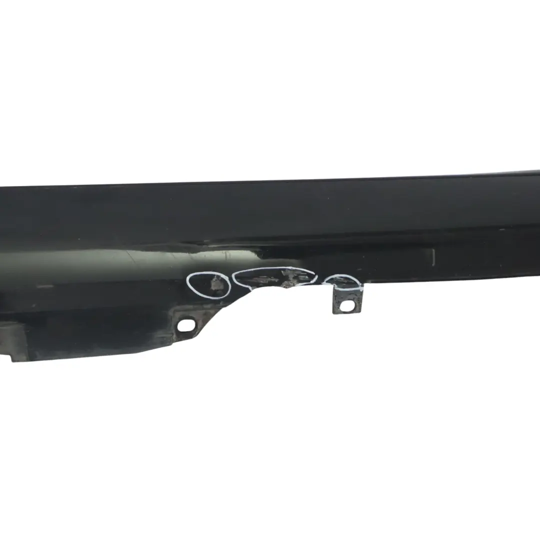 Audi A8 4H Side Skirt Left N/S Long Version Sill Cover Panel Phantom Black - Z9Y - SKU 4H4853859B-PHB - Part number 4H4853859B