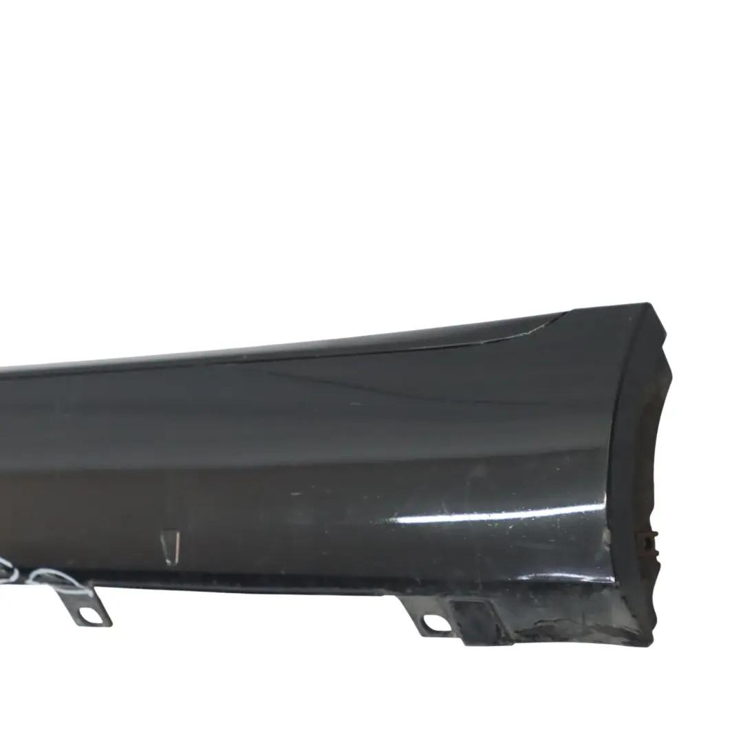 Side Skirt Left N/S Long Version Sill Cover Panel Phantom Black - Z9Y to Audi A8 4H with Part number 4H4853859B Audi A8 4H Side Skirt Left N/S Long Version Sill Cover Panel Phantom Black - Z9Y - SKU 4H4853859B-PHB - Part number 4H4853859B