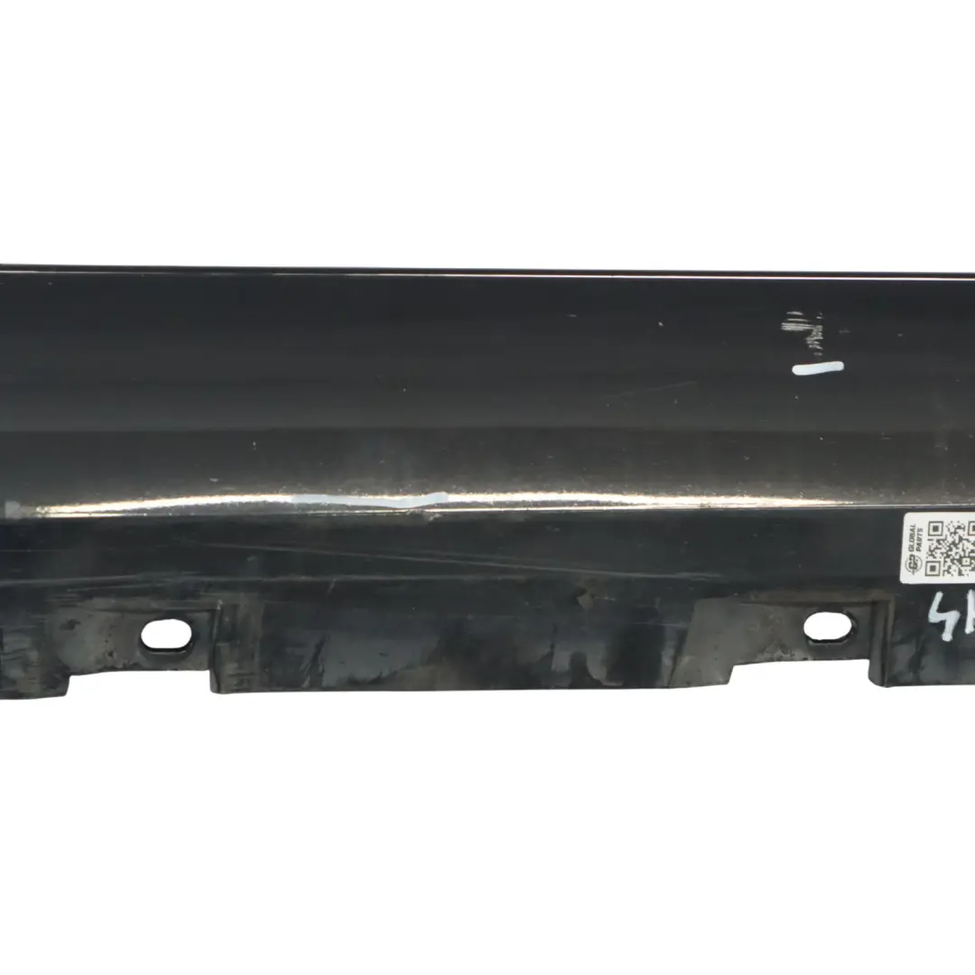 Audi A8 4H Jupe latérale droite Version longue Cache-seuil Phantom Black - Z9Y - SKU 4H4853860B-PHB - Numéro de pièce 4H4853860B