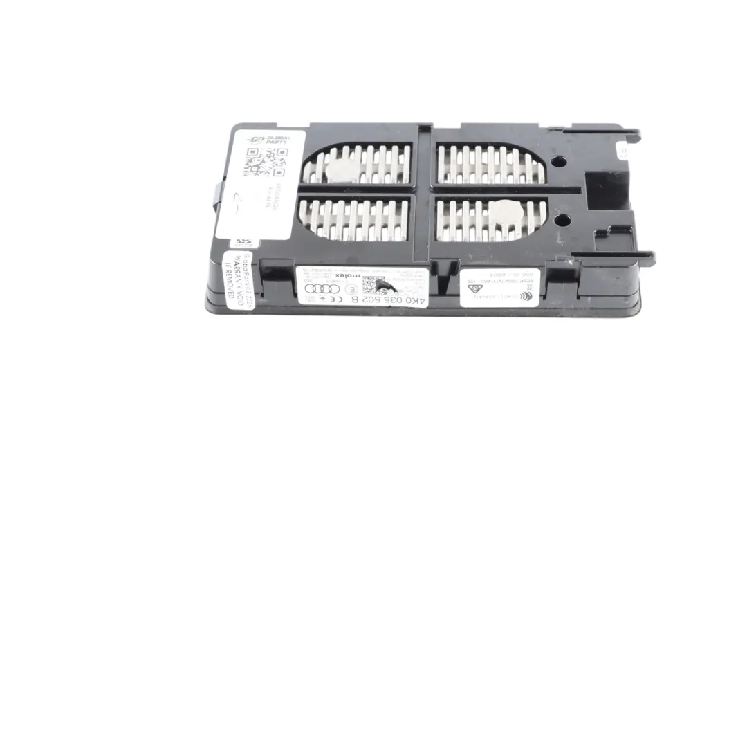 Módulo Carga Inalámbrica Teléfono De Consola Central para Audi A5 F5 A6 C8 con número de pieza 4K0035502B Audi A5 F5 A6 C8 Módulo Carga Inalámbrica Teléfono De Consola Central - SKU 4K0035502B - Número de pieza 4K0035502B