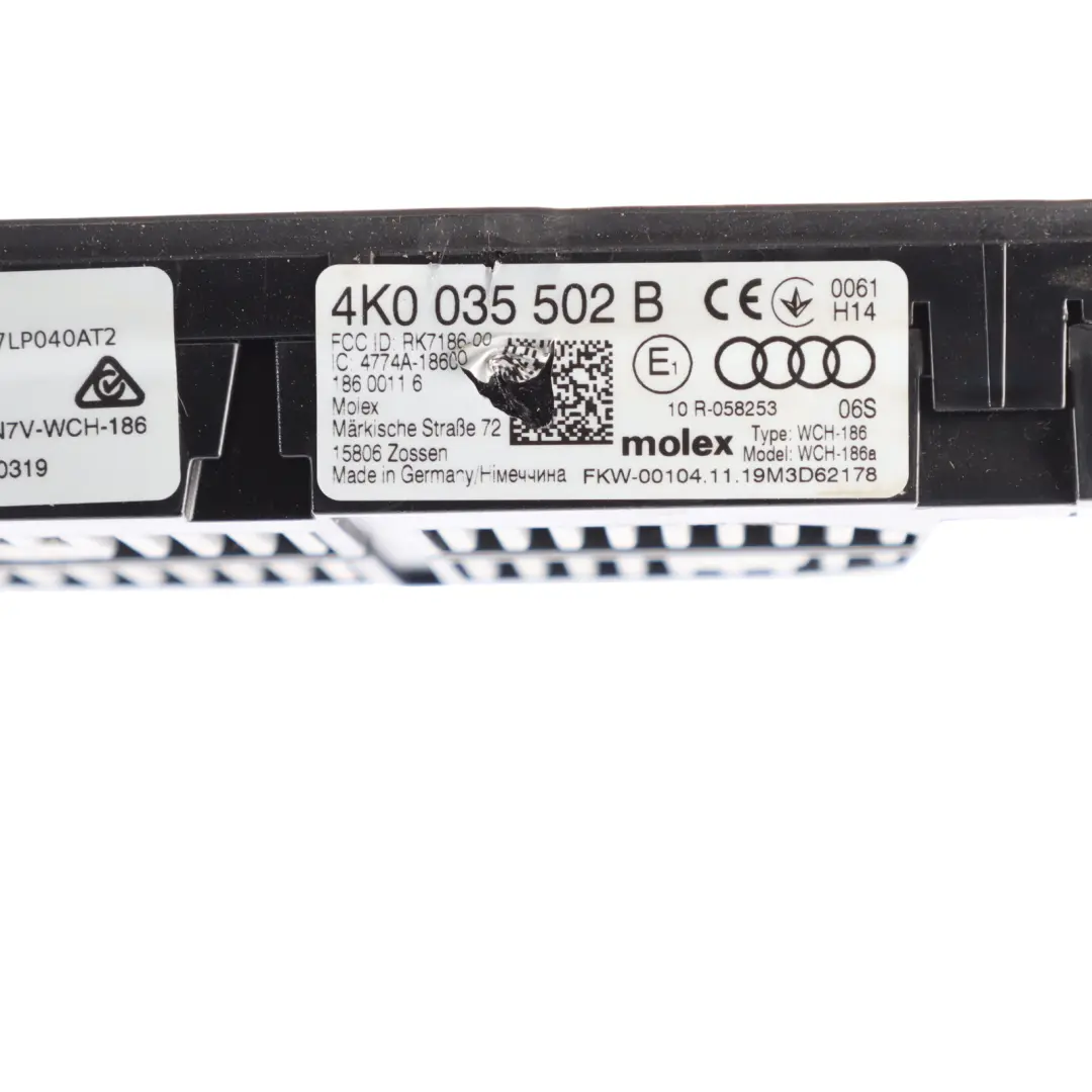  Wireless Centre Console Audi A5 F5 A6 C8 Phone Charging Module Unit - SKU 4K0035502B - Part number 4K0035502B