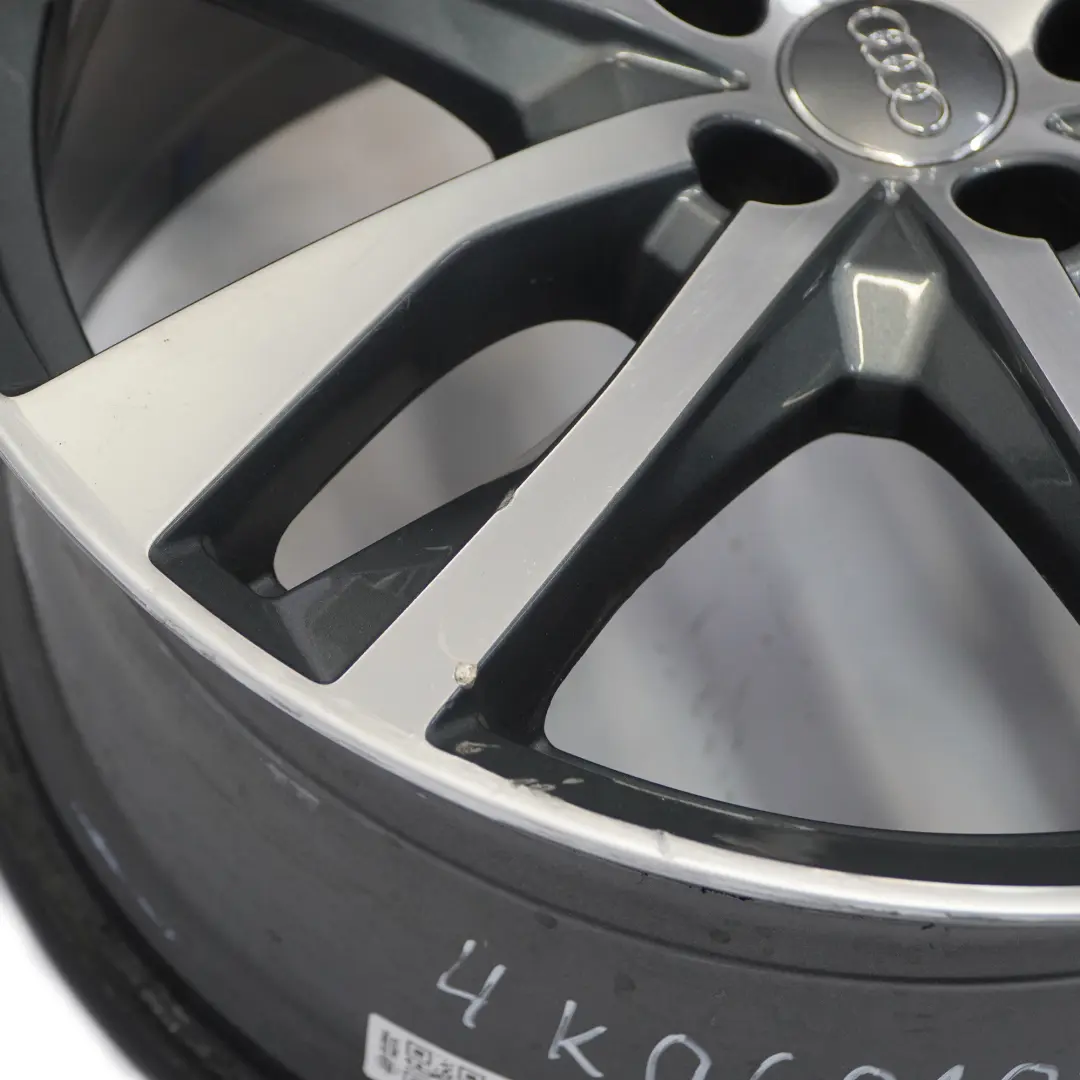 4K S-Line Wheel Alloy Rim 19" 8.5J ET:40 Star Spoke to Audi A6 C8 with Part number 4K0601025H Audi A6 C8 4K S-Line Wheel Alloy Rim 19" 8.5J ET:40 Star Spoke - SKU 4K0601025H-3 - Part number 4K0601025H