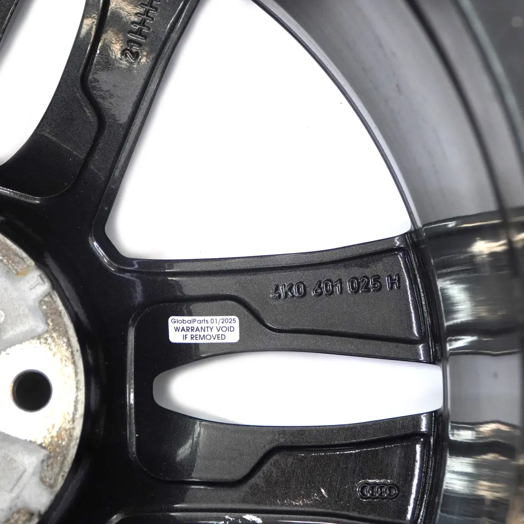 4K S-Line Wheel Alloy Rim 19" 8.5J ET:40 Star Spoke to Audi A6 C8 with Part number 4K0601025H Audi A6 C8 4K S-Line Wheel Alloy Rim 19" 8.5J ET:40 Star Spoke - SKU 4K0601025H-4 - Part number 4K0601025H