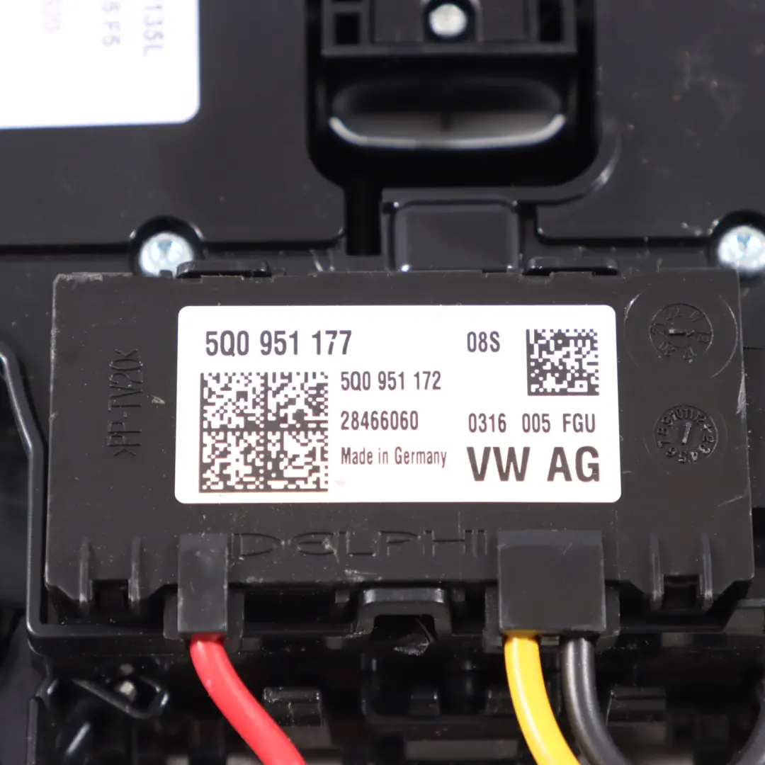 Audi A5 F5 Front Roof Light Interior Reading Lamp Switch Panel Black - SKU 4K0947135L - Part number 4K0947135L