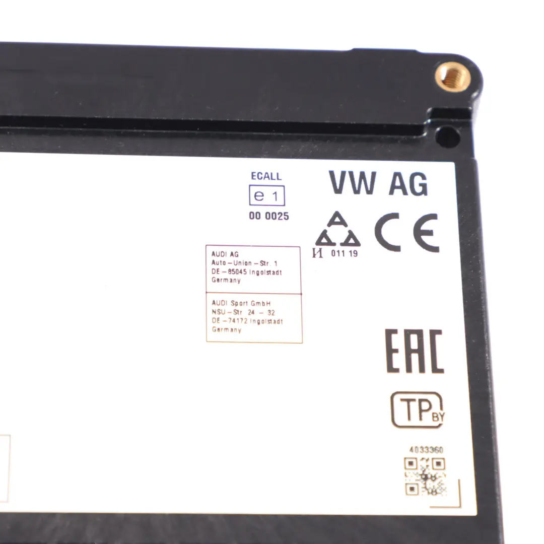 Audi A4 B9 Llamada De Emergencia SOS Cubre Techo Antipánico - SKU 4KE035282A - Número de pieza 4KE035282A