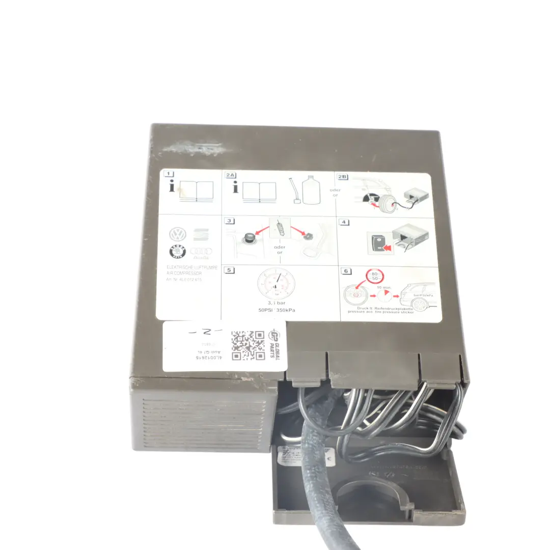 Audi Q7 4L Pneumatici Riparazione Compressore Aria Pompa Gonfiatore - SKU 4L0012615 - Numero di parte 4L0012615