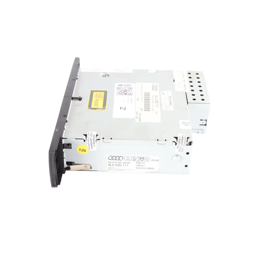 Disc CD Changer Player Reader System Head Unit to Audi Q7 4L with Part number 4L0035111 Audi Q7 4L Disc CD Changer Player Reader System Head Unit - SKU 4L0035111 - Part number 4L0035111