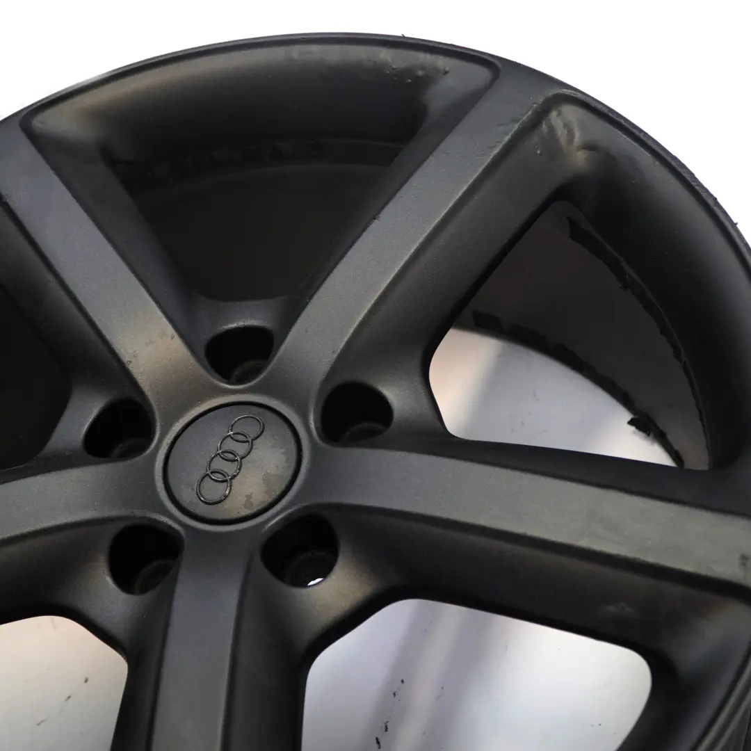 Alloy Rim 20" 9J ET:60 Star Spoke to Audi Q7 4L Black Wheel with Part number 4L0601025H Audi Q7 4L Black Wheel Alloy Rim 20" 9J ET:60 Star Spoke - SKU 4L0601025H-1 - Part number 4L0601025H