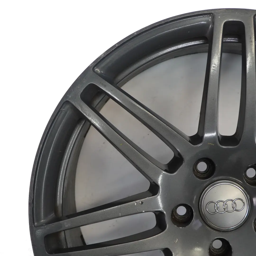 Grey Alloy Wheel Rim 21" 10J ET:44 14-Spoke to Audi Q7 4L with Part number 4L0601025S Audi Q7 4L Grey Alloy Wheel Rim 21" 10J ET:44 14-Spoke - SKU 4L0601025S-1 - Part number 4L0601025S