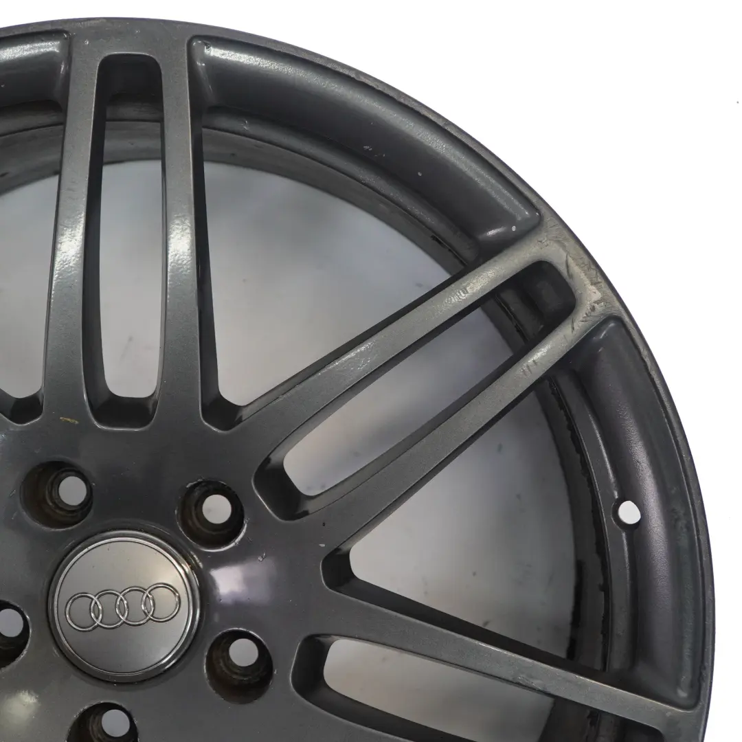 Grigio Cerchio In Lega 21" 10J ET:44 A 14 Razze per Audi Q7 4L con numero di parte 4L0601025S Audi Q7 4L Grigio Cerchio In Lega 21" 10J ET:44 A 14 Razze - SKU 4L0601025S-1 - Numero di parte 4L0601025S