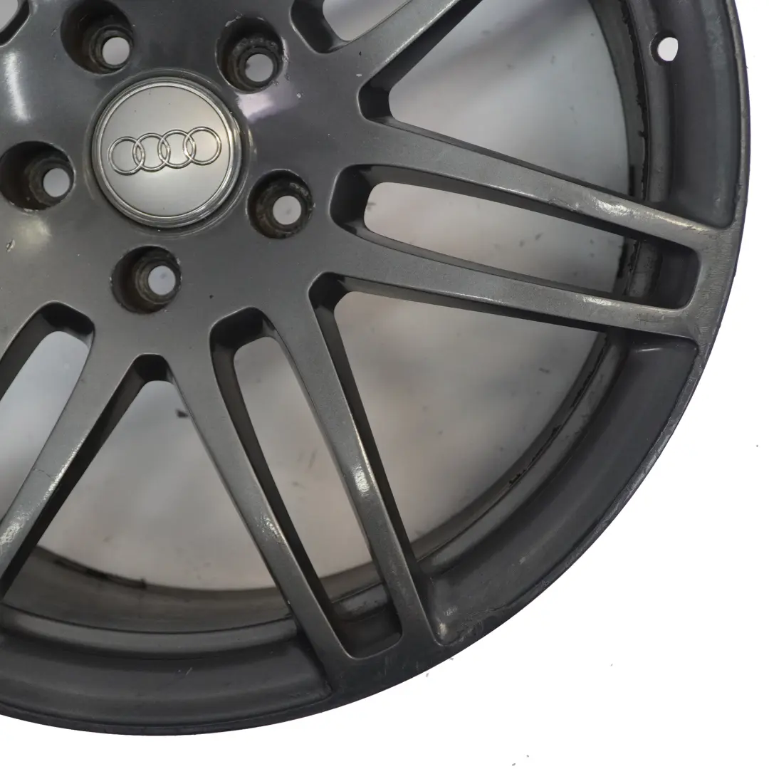 Audi Q7 4L Grey Alloy Wheel Rim 21" 10J ET:44 14-Spoke - SKU 4L0601025S-1 - Part number 4L0601025S