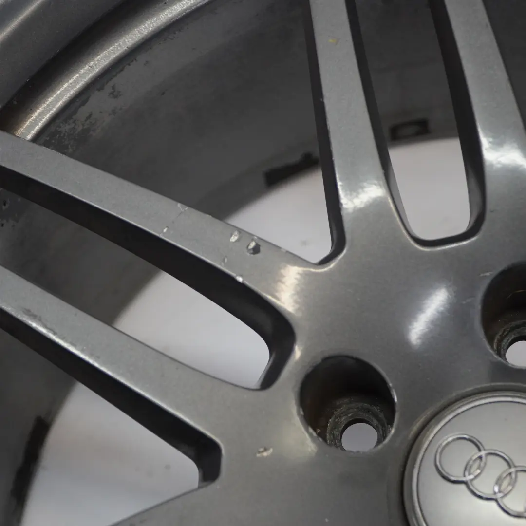 Grey Alloy Wheel Rim 21" 10J ET:44 14-Spoke to Audi Q7 4L with Part number 4L0601025S Audi Q7 4L Grey Alloy Wheel Rim 21" 10J ET:44 14-Spoke - SKU 4L0601025S-1 - Part number 4L0601025S