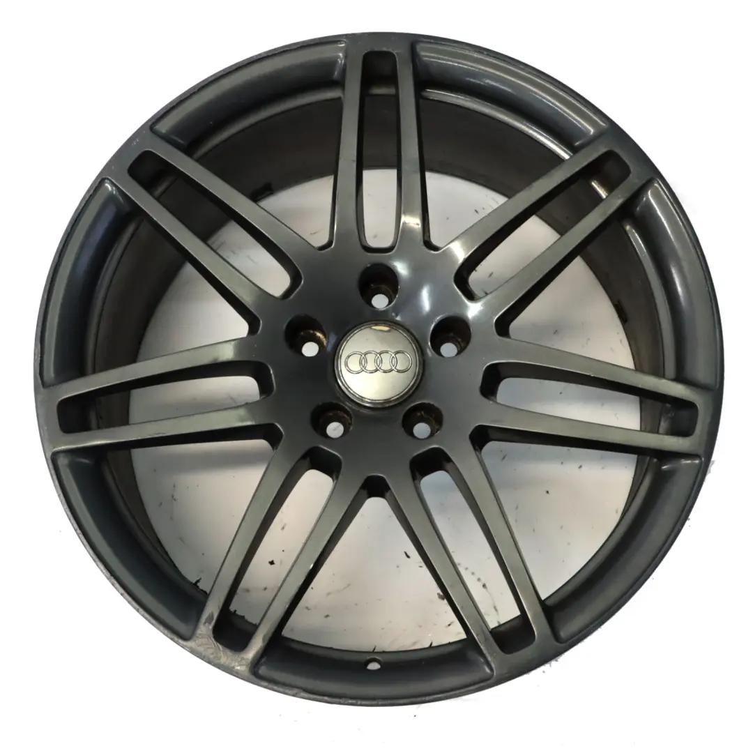 Grigio Cerchio In Lega 21" 10J ET:44 A 14 Razze per Audi Q7 4L con numero di parte 4L0601025S Audi Q7 4L Grigio Cerchio In Lega 21" 10J ET:44 A 14 Razze - SKU 4L0601025S-2 - Numero di parte 4L0601025S