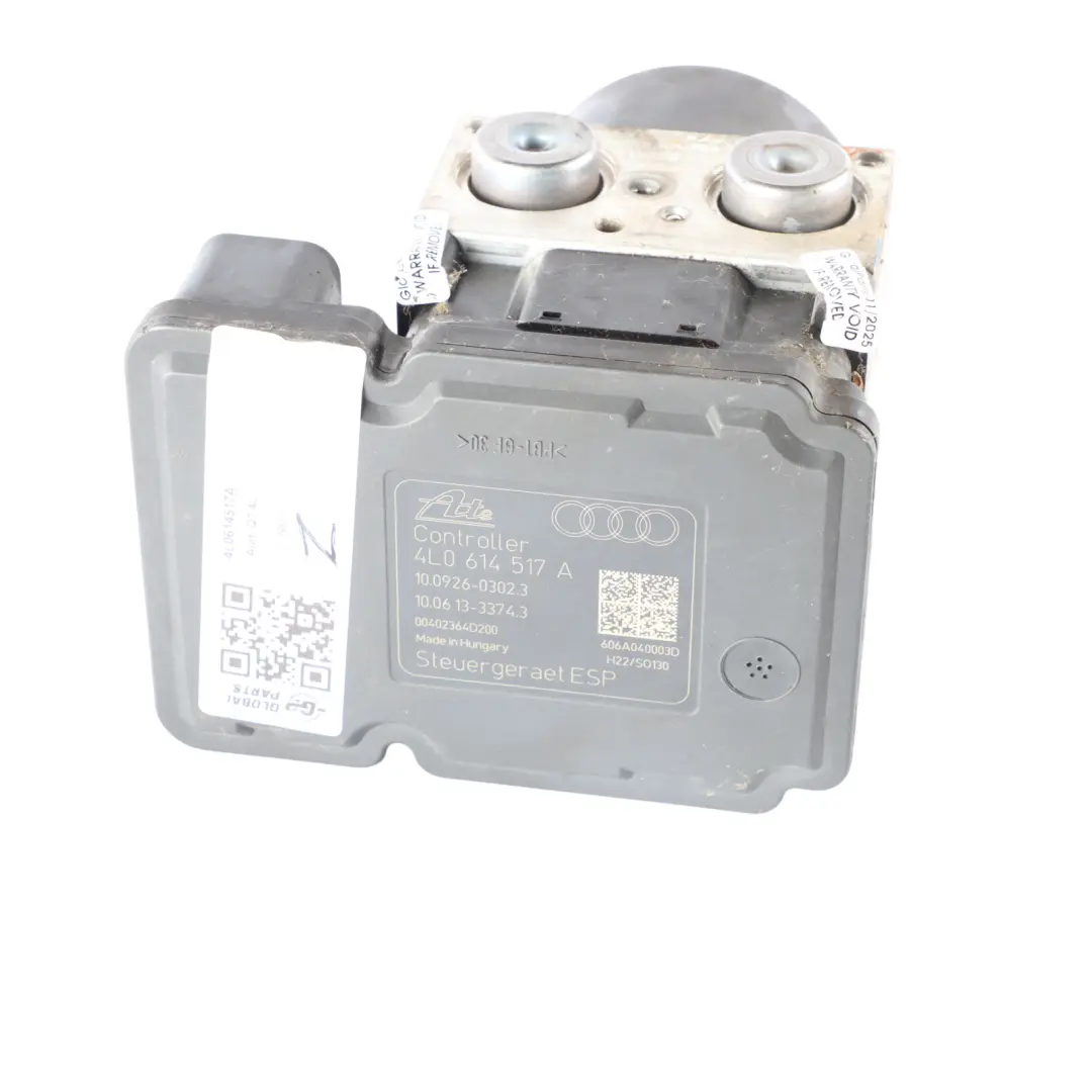 Audi Q7 4L Pompe Freinage ABS Unité Contrôle Hydraulique - SKU 4L0614517A - Numéro de pièce 4L0614517A