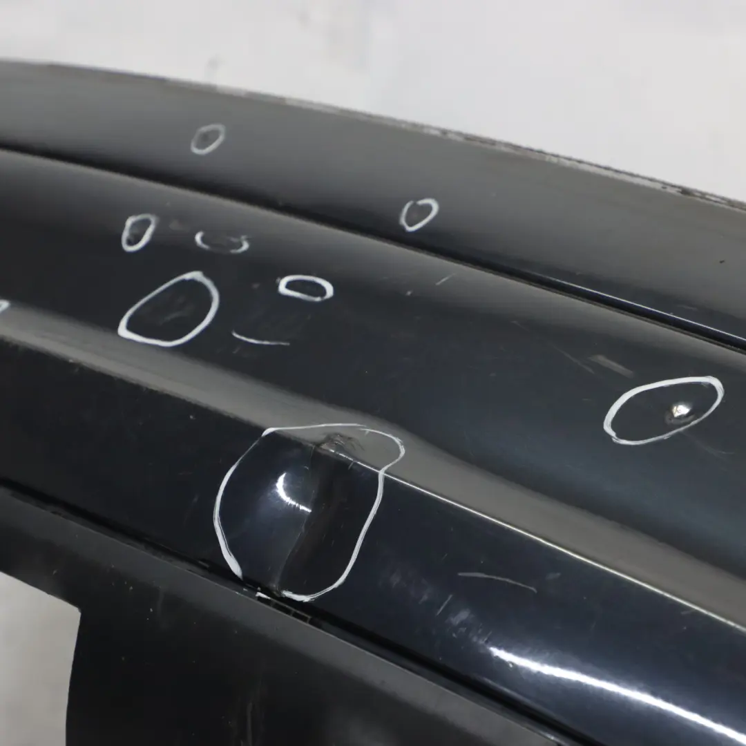 Bumper Trim Panel Covering Cobalt Blue Metallic - Z5Q to Audi Q7 4L Rear with Part number 4L0807303B Audi Q7 4L Rear Bumper Trim Panel Covering Cobalt Blue Metallic - Z5Q - SKU 4L0807303B-CBM - Part number 4L0807303B