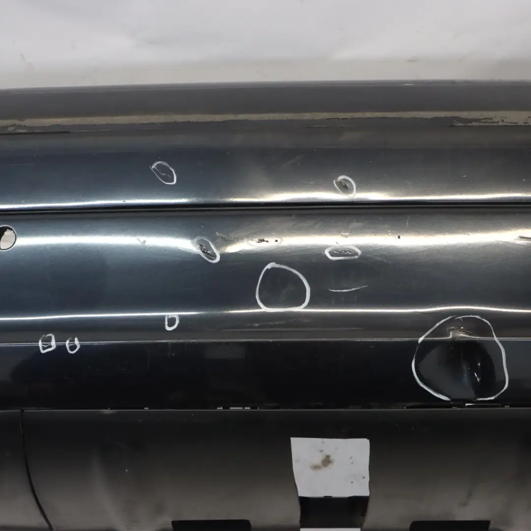 Bumper Trim Panel Covering Cobalt Blue Metallic - Z5Q to Audi Q7 4L Rear with Part number 4L0807303B Audi Q7 4L Rear Bumper Trim Panel Covering Cobalt Blue Metallic - Z5Q - SKU 4L0807303B-CBM - Part number 4L0807303B