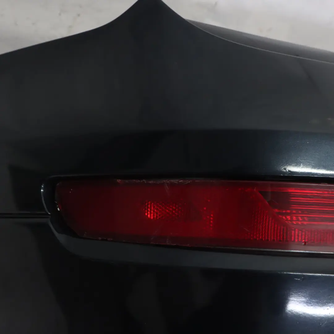 Bumper Trim Panel Covering Cobalt Blue Metallic - Z5Q to Audi Q7 4L Rear with Part number 4L0807303B Audi Q7 4L Rear Bumper Trim Panel Covering Cobalt Blue Metallic - Z5Q - SKU 4L0807303B-CBM - Part number 4L0807303B