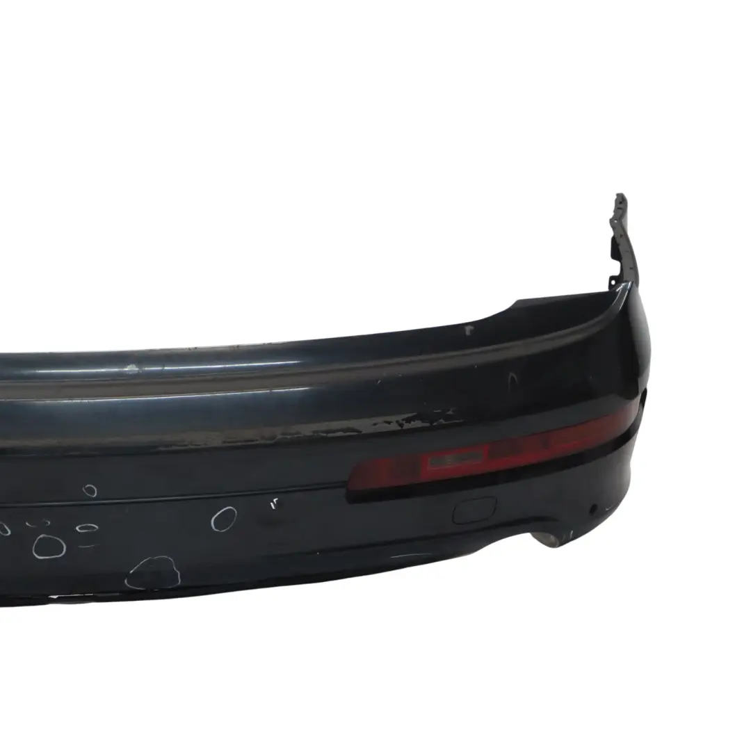 Bumper Trim Panel Covering Cobalt Blue Metallic - Z5Q to Audi Q7 4L Rear with Part number 4L0807303B Audi Q7 4L Rear Bumper Trim Panel Covering Cobalt Blue Metallic - Z5Q - SKU 4L0807303B-CBM - Part number 4L0807303B