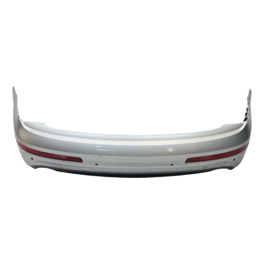 Bumper Trim Panel Covering Ice Silver Metallic - X7W to Audi Q7 4L Rear with Part number 4L0807303D Audi Q7 4L Rear Bumper Trim Panel Covering Ice Silver Metallic - X7W - SKU 4L0807303D-ICS - Part number 4L0807303D