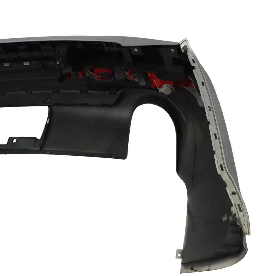Audi Q7 4L Rear Bumper Trim Panel Covering Ice Silver Metallic - X7W - SKU 4L0807303D-ICS - Part number 4L0807303D