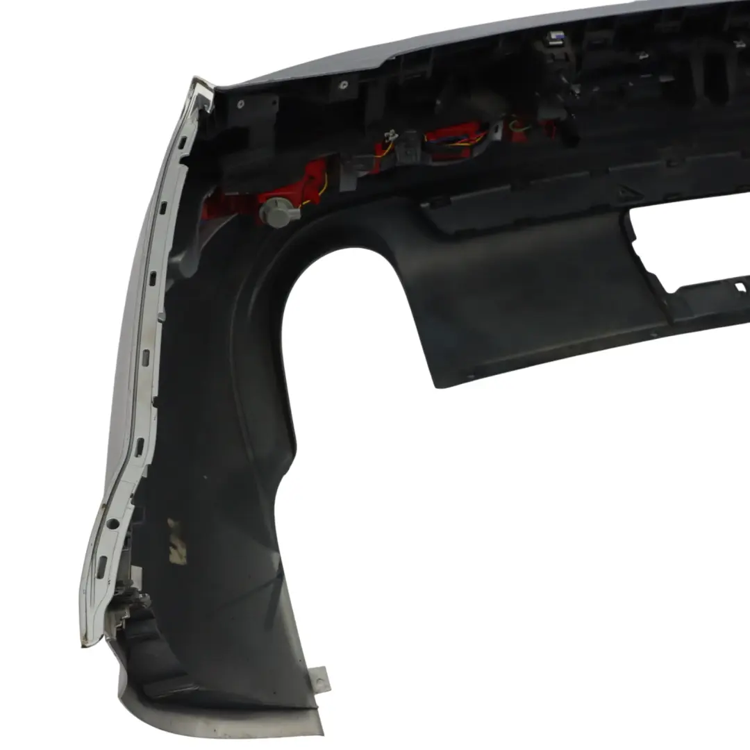Audi Q7 4L Rear Bumper Trim Panel Covering Ice Silver Metallic - X7W - SKU 4L0807303D-ICS - Part number 4L0807303D
