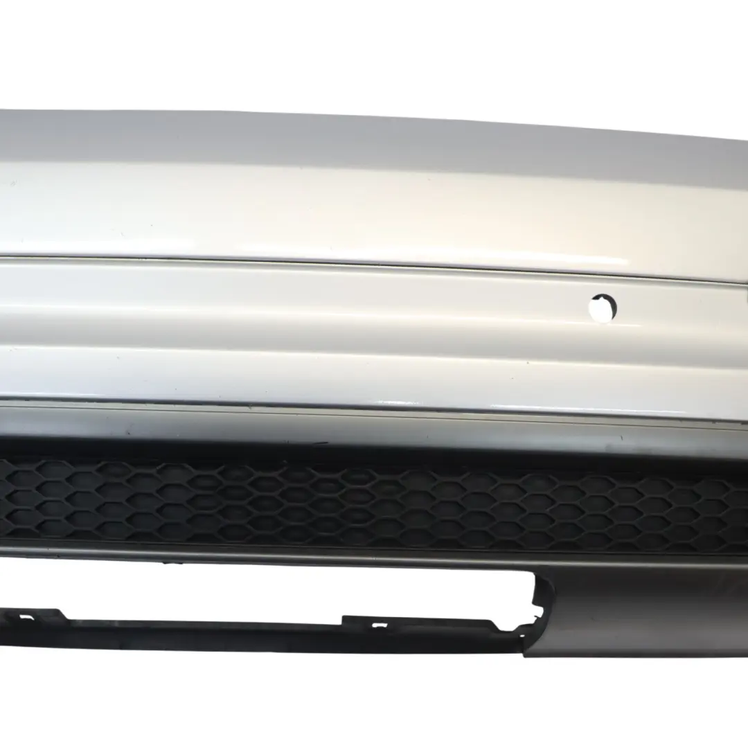 Bumper Trim Panel Covering Ice Silver Metallic - X7W to Audi Q7 4L Rear with Part number 4L0807303D Audi Q7 4L Rear Bumper Trim Panel Covering Ice Silver Metallic - X7W - SKU 4L0807303D-ICS - Part number 4L0807303D