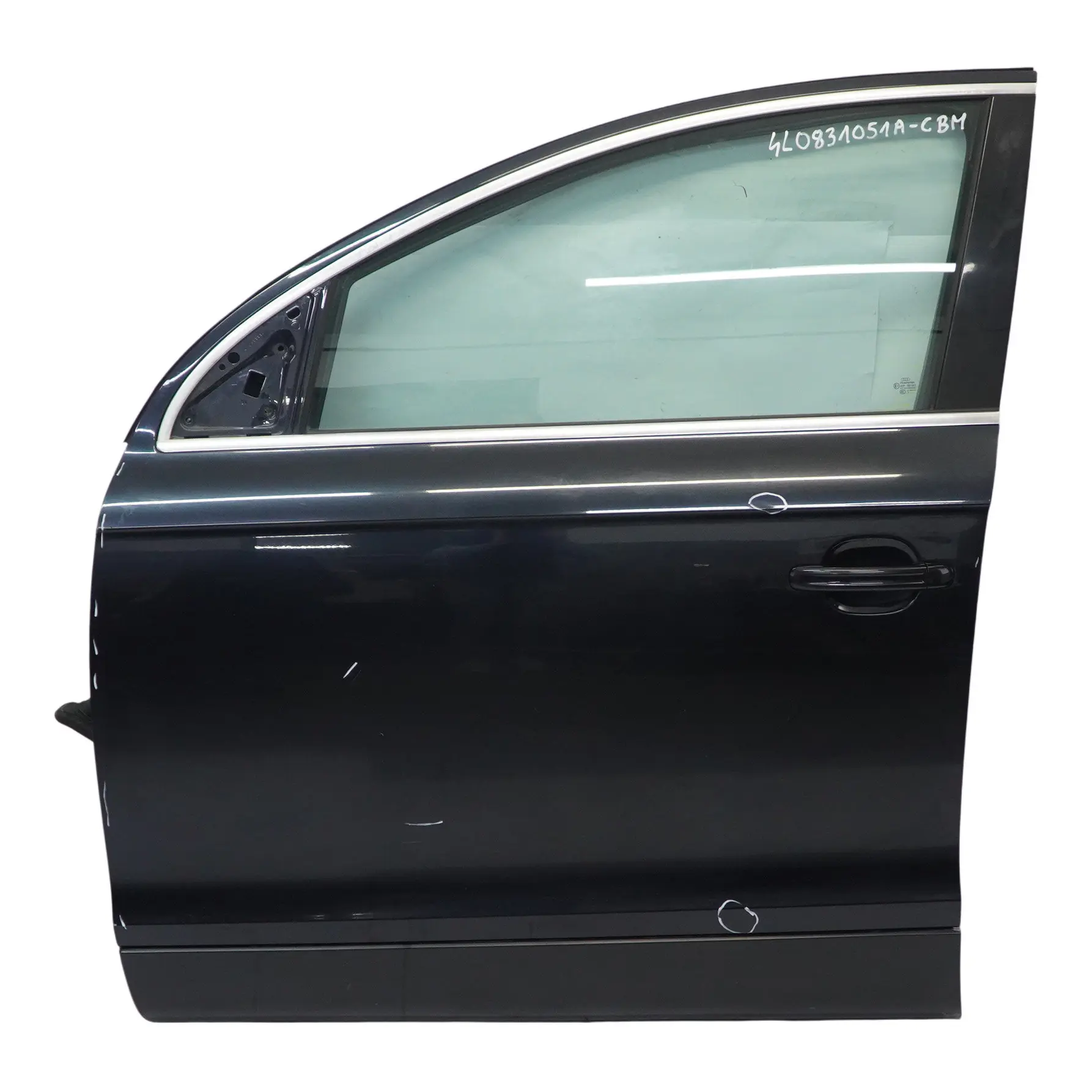 Audi Q7 4L Door Front Left N/S Covering Panel Cobalt Blue Metallic - Z5Q