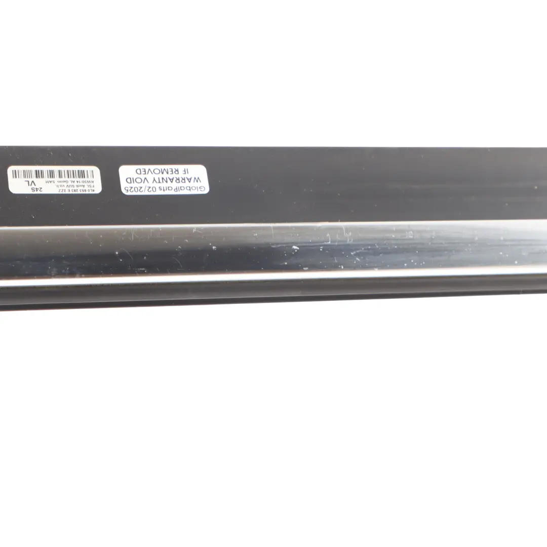 Baguette Encadrement Porte Avant Gauche pour Audi Q7 4L à propos du numéro de pièce 4L0853283E Audi Q7 4L Baguette Encadrement Porte Avant Gauche - SKU 4L0853283E - Numéro de pièce 4L0853283E