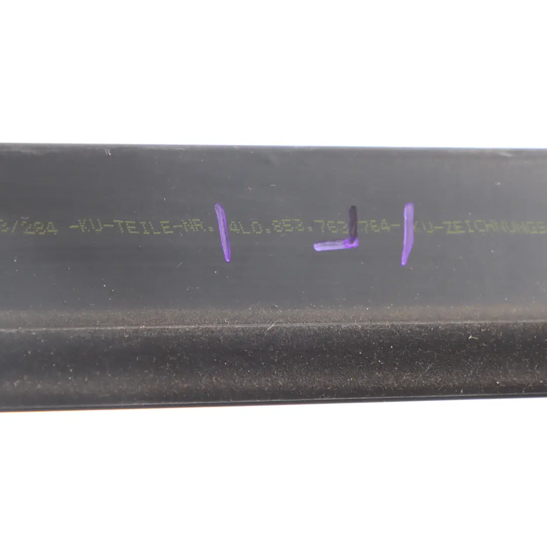 Audi Q7 4L Baguette de fenêtre porte arrière moulure chromée gauche 4L0853763E - SKU 4L0853763A - Numéro de pièce 4L0853763A