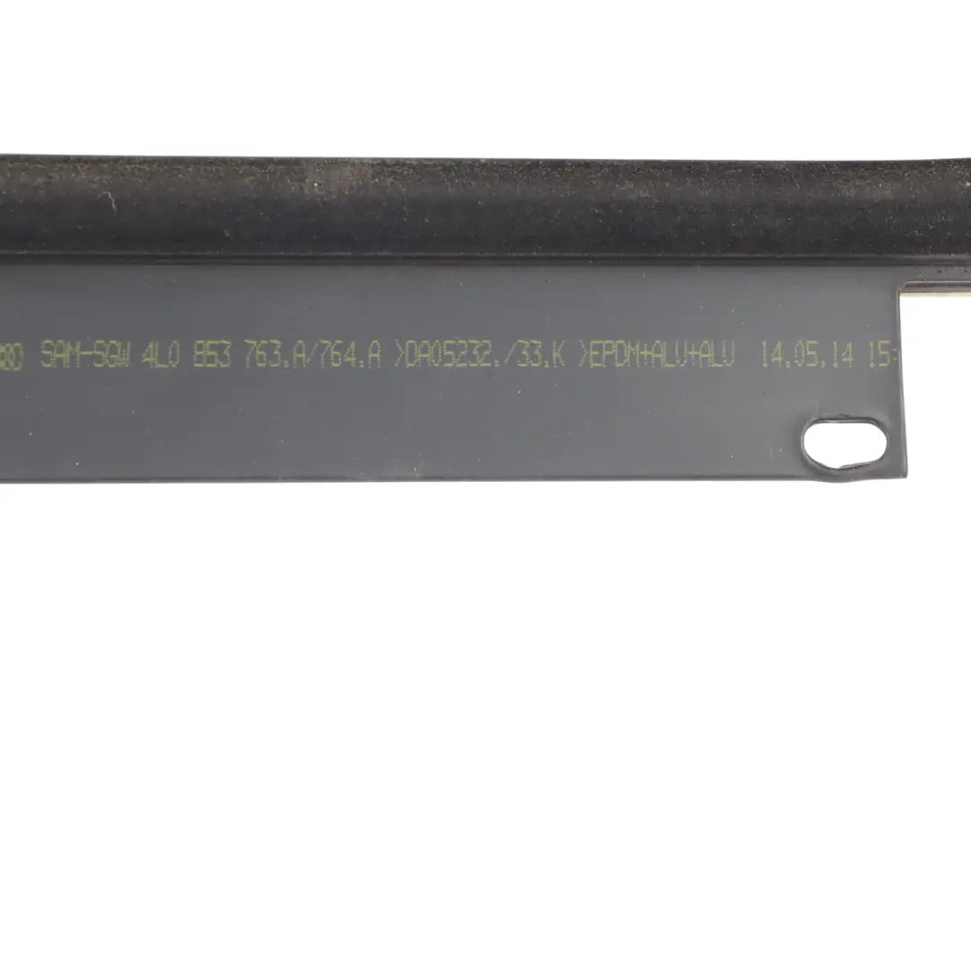 Audi Q7 4L Rear Window Weather Strip Trim Aperture Right O/S Chrome - SKU 4L0853764E - Part number 4L0853764E
