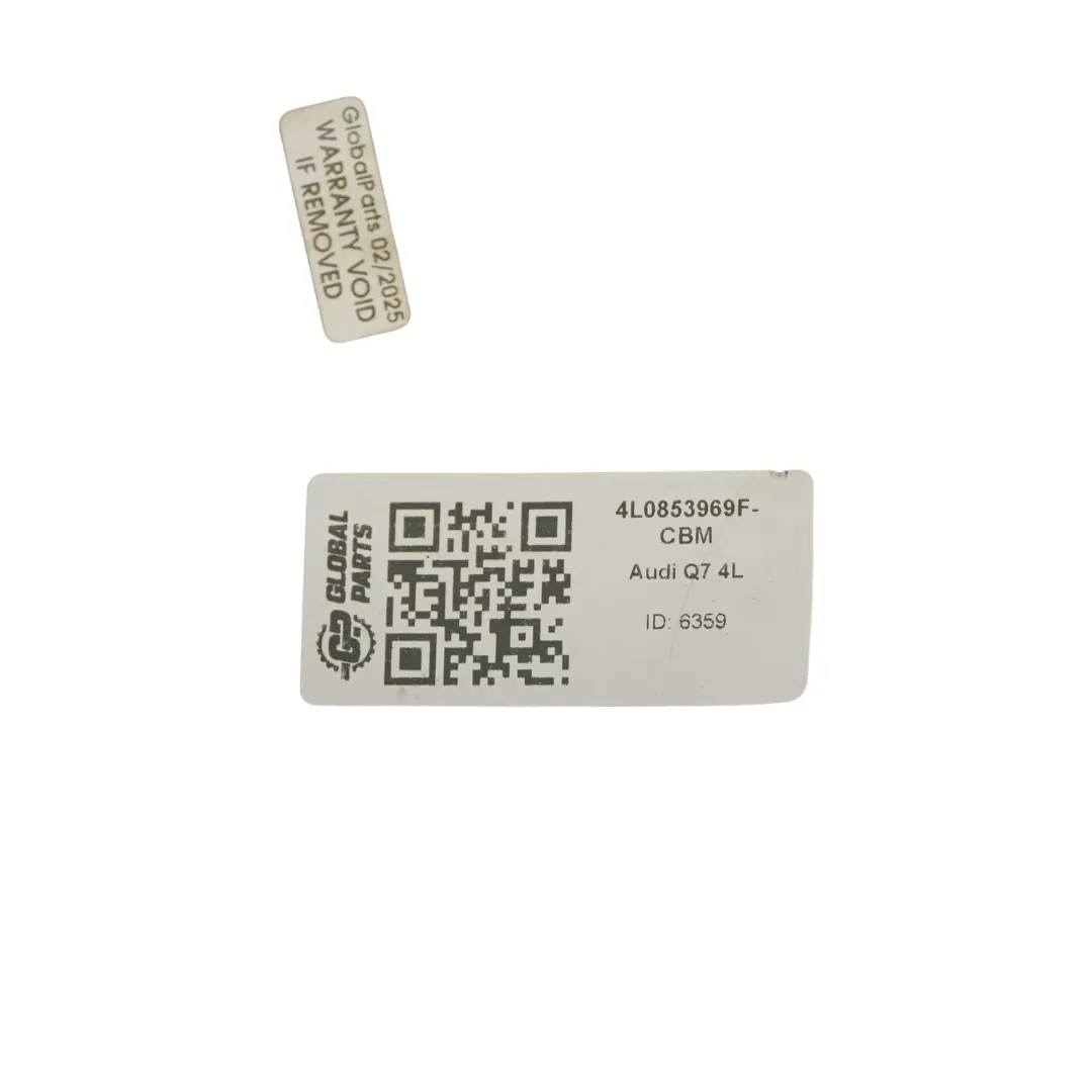  Bande de moulage seuil de porte arrière gauche Audi Q7 4L Bleu cobalt - Z5Q - SKU 4L0853969F-CBM - Numéro de pièce 4L0853969F-CBM