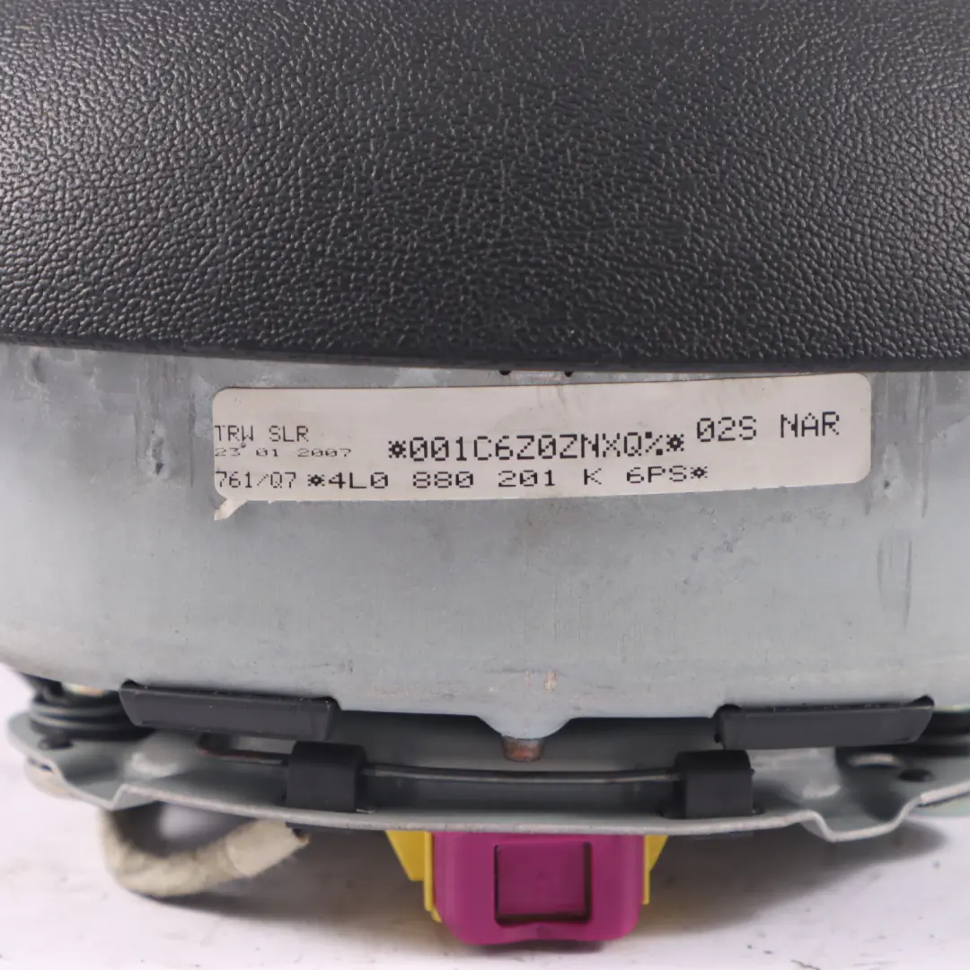 Module d'air de volant côté conducteur pour Audi Q7 4L à propos du numéro de pièce 4L0880201K Audi Q7 4L Module d'air de volant côté conducteur - SKU 4L0880201K-1 - Numéro de pièce 4L0880201K