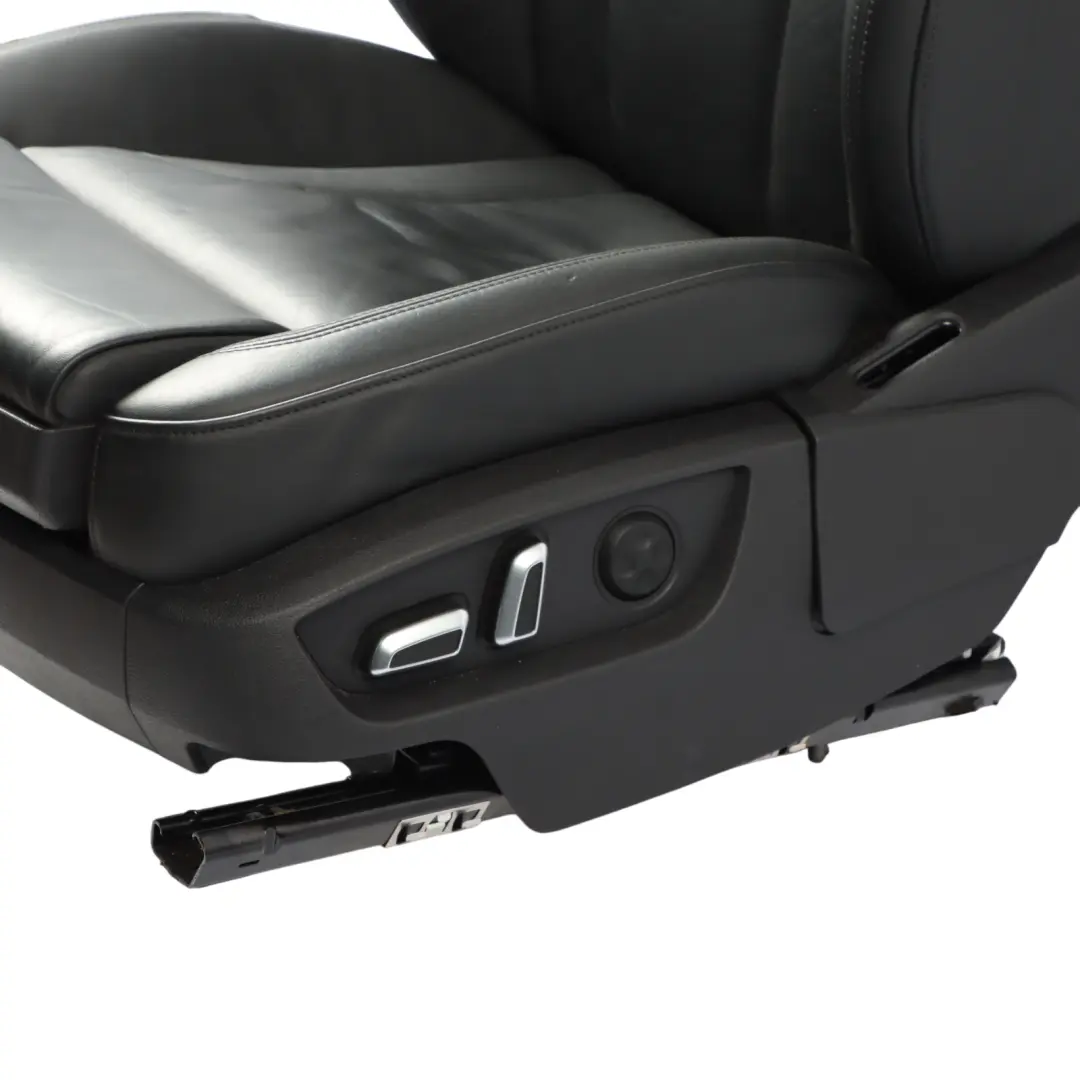 Audi Q7 4L Seat Front Left N/S Interior S-Line Heated Electric Leather Black - SKU 4L0881805F-2 - Part number 4L0881805F