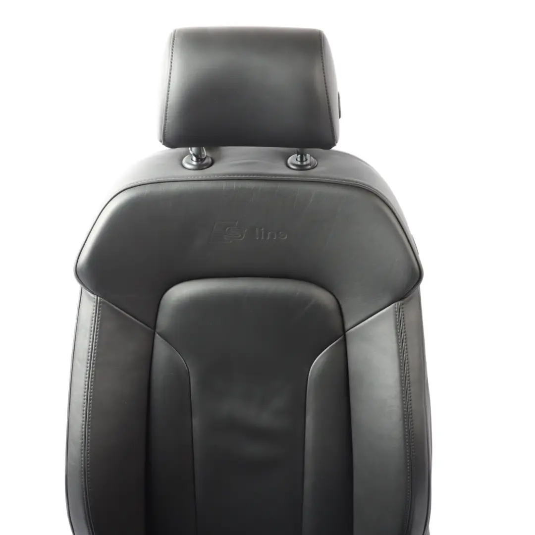 Audi Q7 4L Seat Front Left N/S Interior S-Line Heated Electric Leather Black - SKU 4L0881805F-2 - Part number 4L0881805F