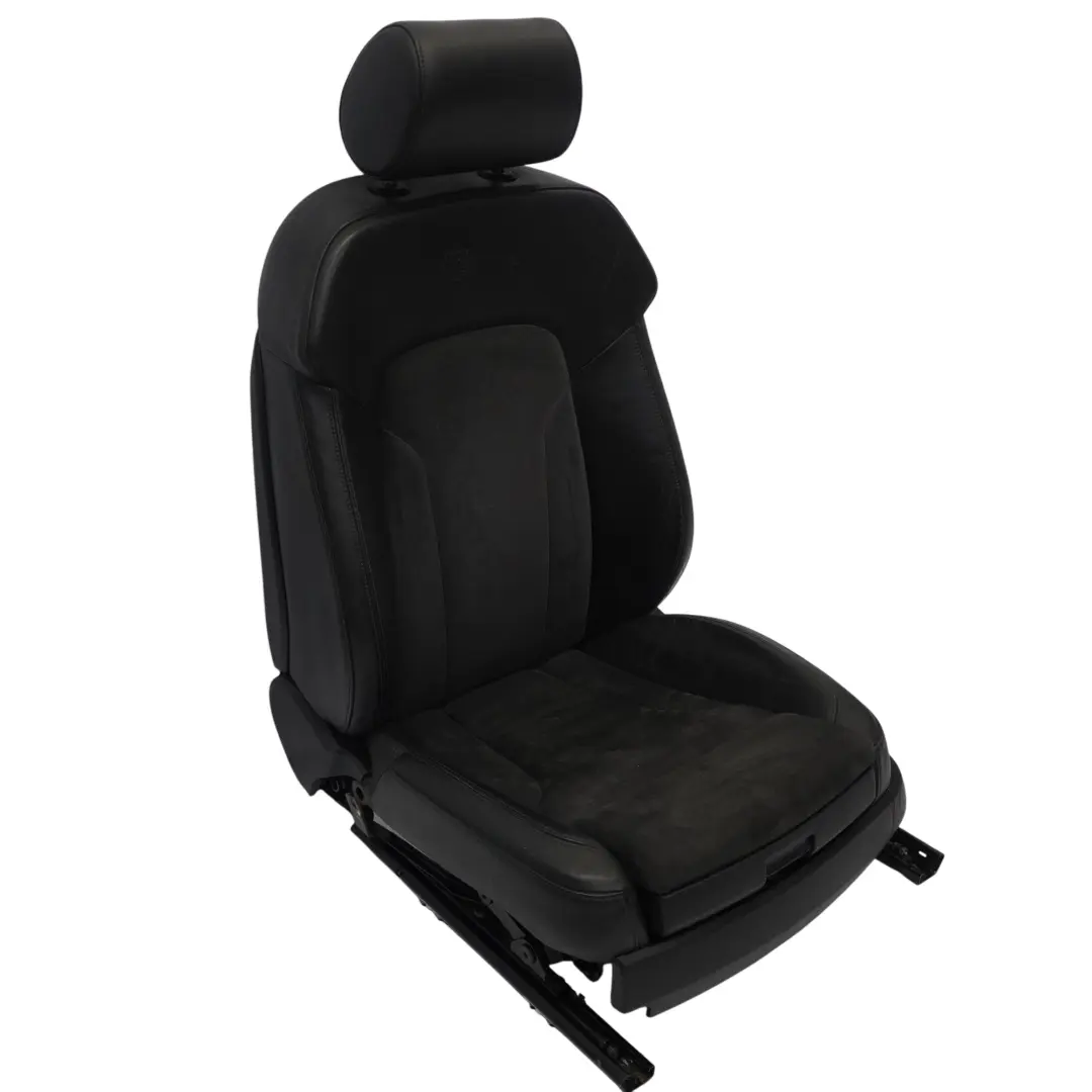 Audi Q7 4L Seat Front Left N/S S-Line Sport Heated Leather Alcantara Black - SKU 4L0881805G-1 - Part number 4L0881805G