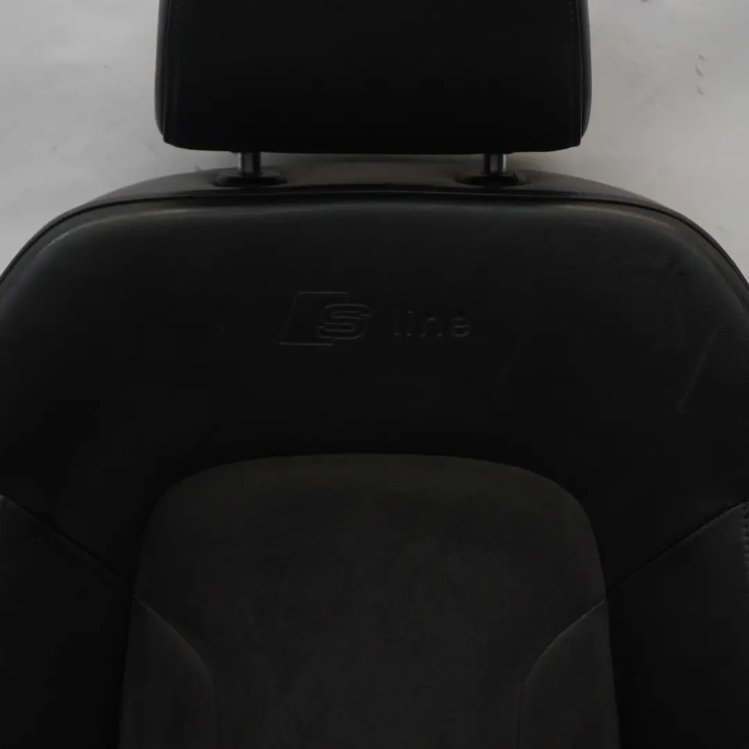 Audi Q7 4L Seat Front Left N/S S-Line Sport Heated Leather Alcantara Black - SKU 4L0881805G-1 - Part number 4L0881805G
