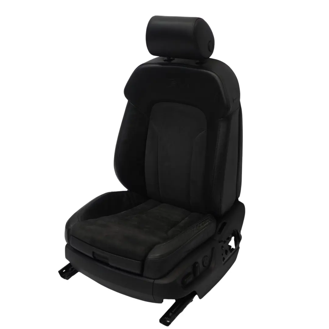 Audi Q7 4L Seat Front Left N/S S-Line Sport Heated Leather Alcantara Black - SKU 4L0881805G-1 - Part number 4L0881805G
