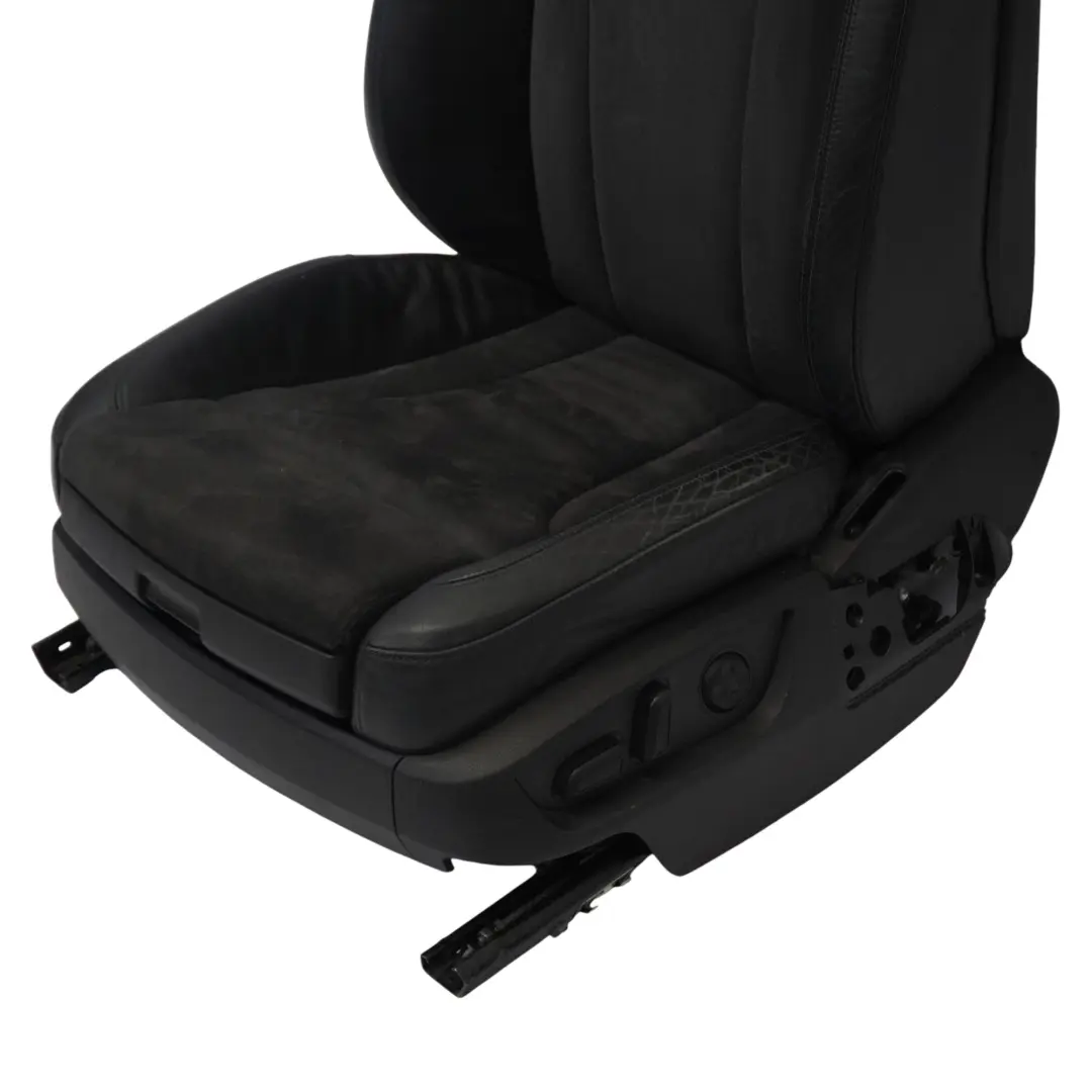 Audi Q7 4L Seat Front Left N/S S-Line Sport Heated Leather Alcantara Black - SKU 4L0881805G-1 - Part number 4L0881805G