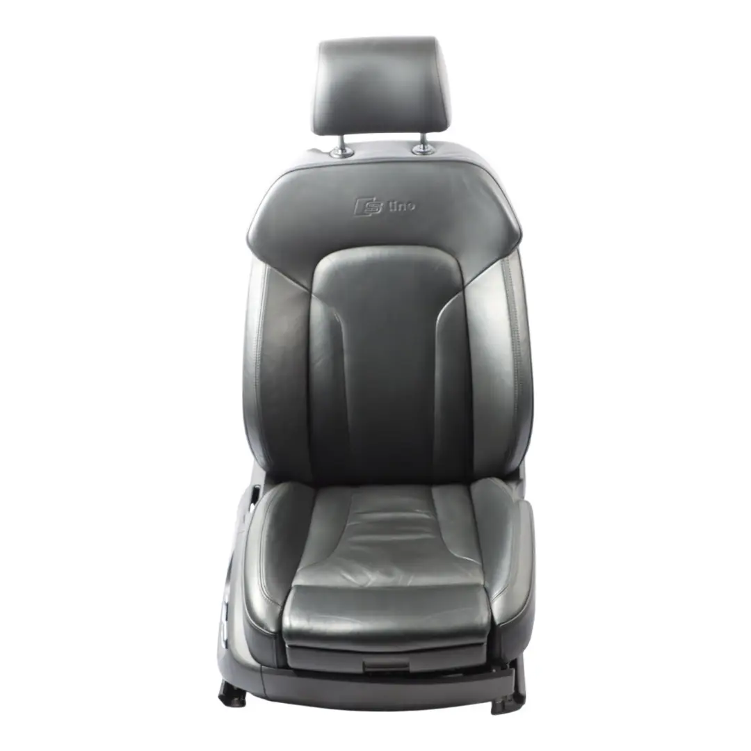Front Right O/S S-Line Electric Heated Leather Soul Black to Audi Q7 4L Sport Seat with Part number 4L0881806F Audi Q7 4L Sport Seat Front Right O/S S-Line Electric Heated Leather Soul Black - SKU 4L0881806F-2 - Part number 4L0881806F