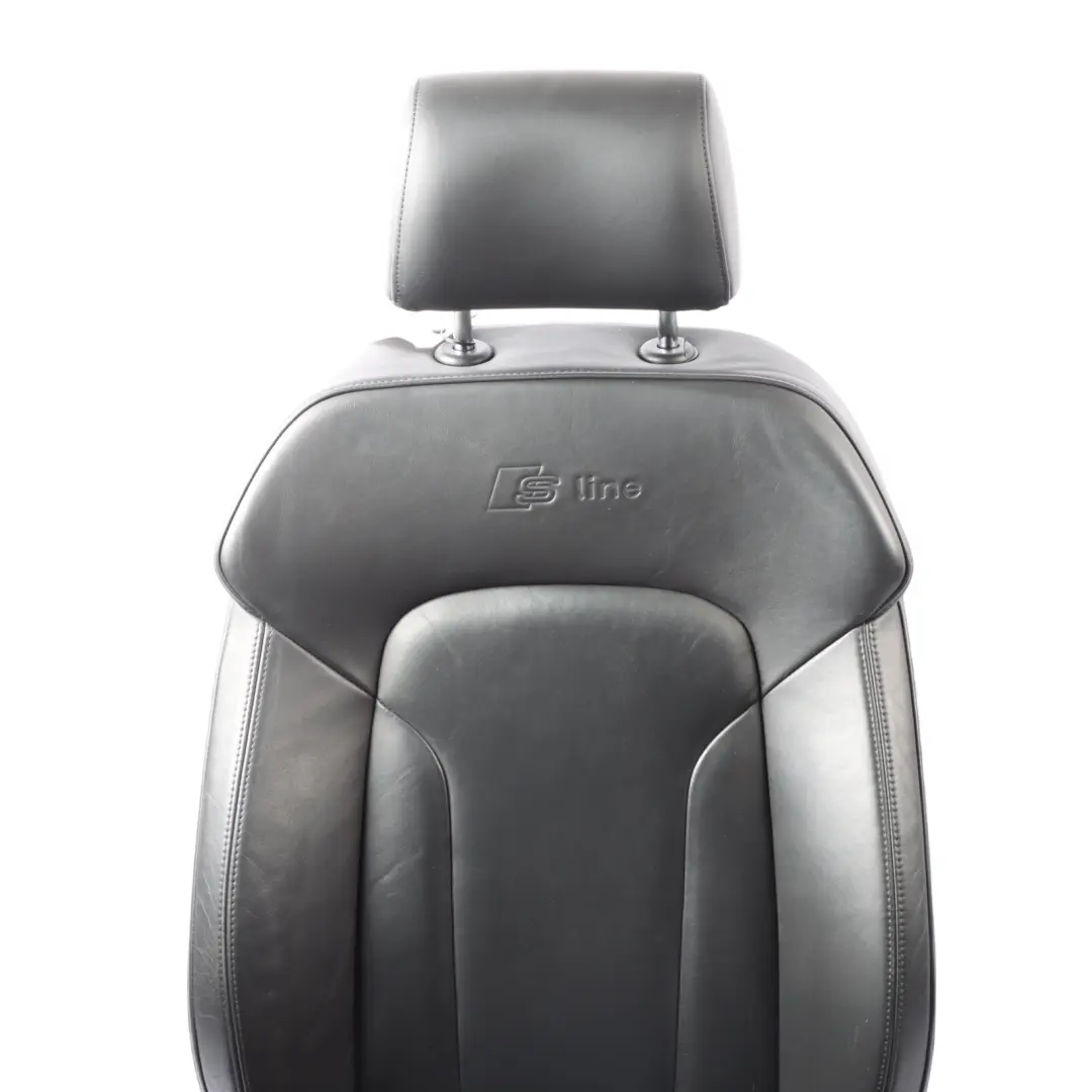 Audi Q7 4L Sport Seat Front Right O/S S-Line Electric Heated Leather Soul Black - SKU 4L0881806F-2 - Part number 4L0881806F